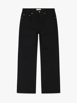 Calm. - Straight Raw Jeans in Black