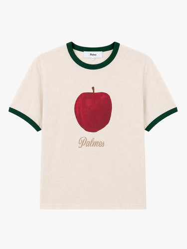Palmes - Apple Ringer T-Shirt in Broken White