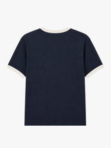 Palmes - Star Ringer T-Shirt in Navy