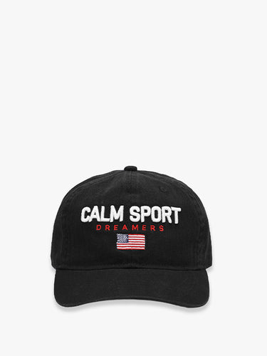 Calm. - Baseball Cap in Black