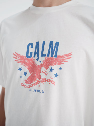 Calm. - Eagle Tee in White