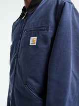 Carhartt WIP - OG Detroit Jacket in Dark Navy and Black Stone Canvas