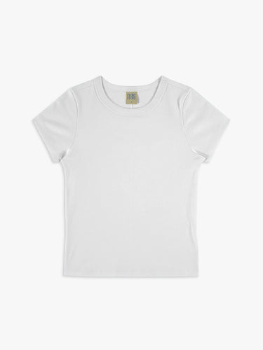 FLORE FLORE - Car Baby Tee in White