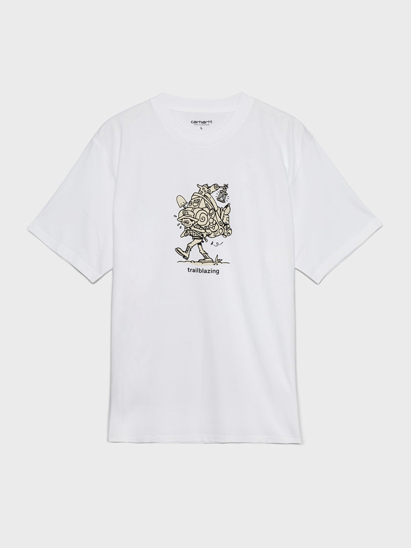 Carhartt WIP - S/S Trailblazer T-Shirt in White