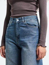 Carhartt WIP - W' Jane Pants in Blue Dark Used Wash