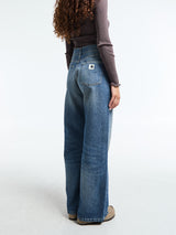 Carhartt WIP - W' Jane Pants in Blue Dark Used Wash
