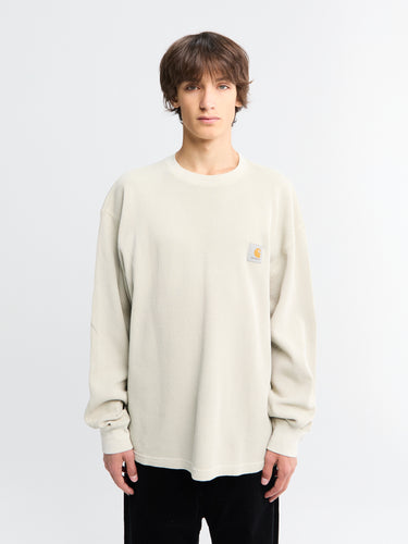 Carhartt WIP - L/S Vista Waffle T-Shirt in White