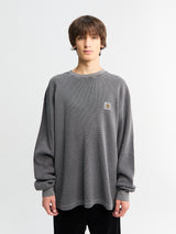 Carhartt WIP - L/S Vista Waffle T-Shirt in Black