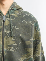 Carhartt WIP - Hooded Benton Sweat Jacket in Green