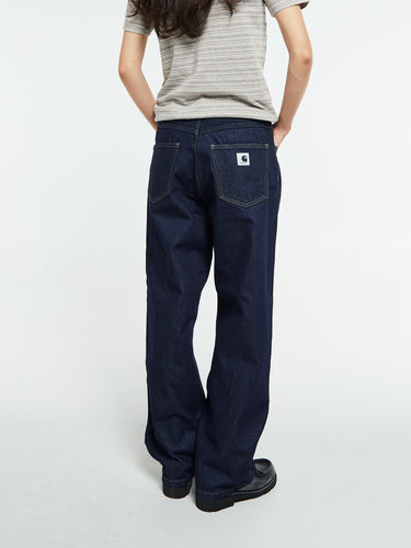 Carhartt WIP - W' Brandon Pants in Blue Rinsed