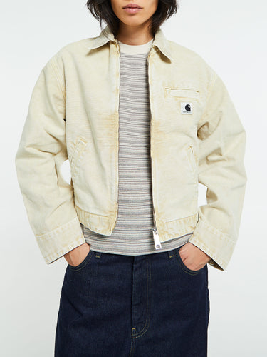 Carhartt WIP - W' Emery Jacket in Dusty H Brown and Dusty H Brown Chalk Wash