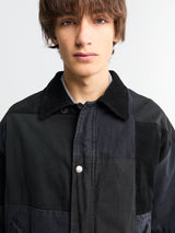 Comme des Garçons Homme - Patchwork Jacket in Black Mix