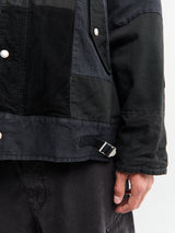 Comme des Garçons Homme - Patchwork Jacket in Black Mix