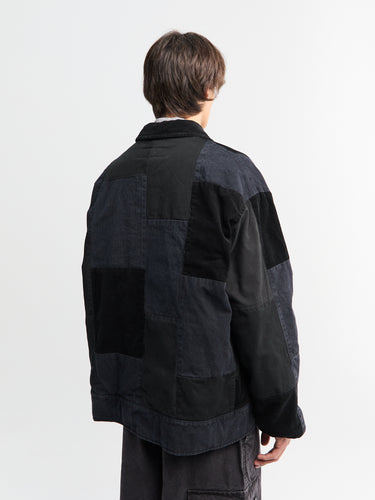 Comme des Garçons Homme - Patchwork Jacket in Black Mix