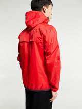 Comme des Garçons PLAY - CDG Play x K Way Full Zip Packable Jacket in Red