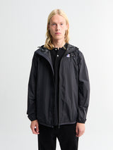 Comme des Garçons PLAY - CDG Play x K Way Full Zip Packable Jacket in Black