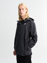 Comme des Garçons PLAY - CDG Play x K Way Full Zip Packable Jacket in Black