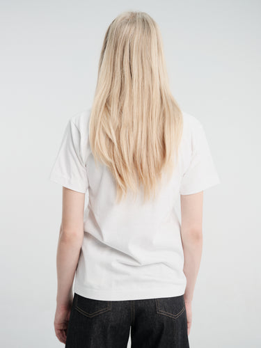 Comme des Garçons PLAY - Black Heart T-Shirt in White