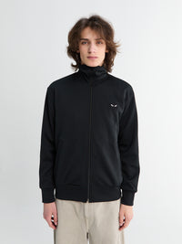 Comme des Garçons PLAY - Sweatshirt with Black Emblem in Black