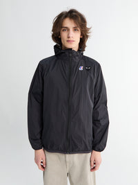 Comme des Garçons PLAY - CDG Play x K Way Full Zip Packable Jacket in Black