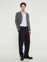 Comme des Garçons PLAY - Shirt with Black Emblem in Blue