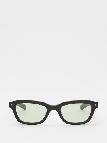 Flatlist - Clint Sunglasses in Solid Brown and Chill Out Green Lens