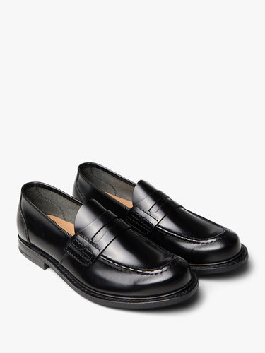 Church's - Farsley Bookbinder Fume Leather Loafers in Black