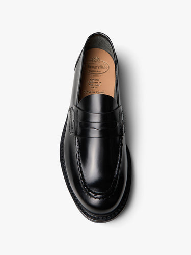 Church's - Farsley Bookbinder Fume Leather Loafers in Black