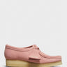 Clarks - Women's Wallabee Shoes in Blush Pink Suede