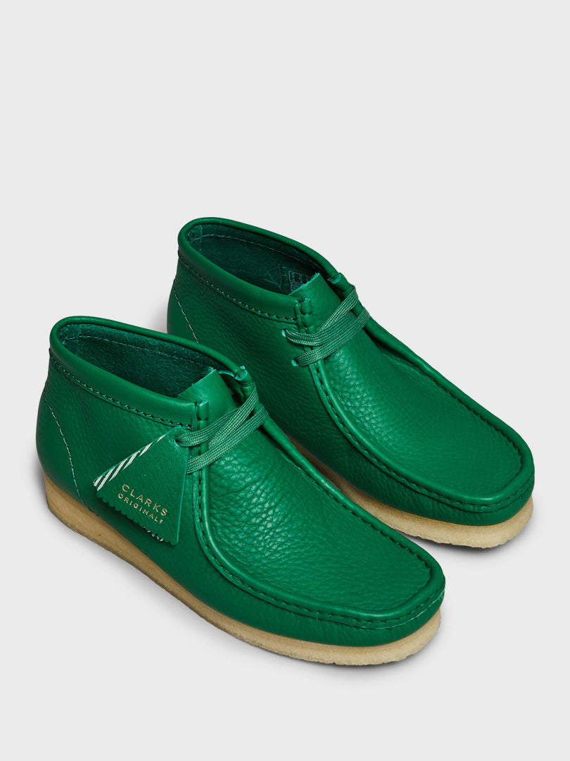 Wallabee Boots in Cactus Green