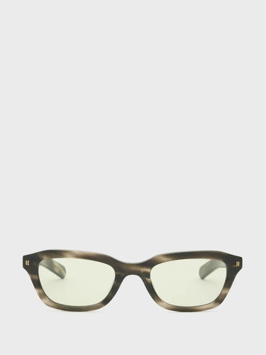 Flatlist - Clint Sunglasses in Grey Havana and Chill Out Green Lens