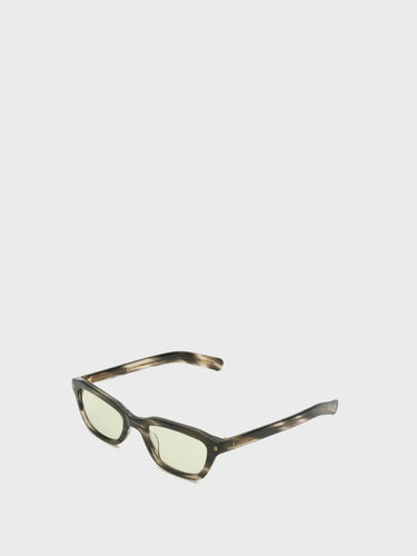Flatlist - Clint Sunglasses in Grey Havana and Chill Out Green Lens