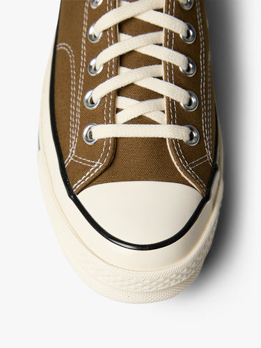 Converse - Chuck 70 High Top Canvas Sneakers in Bog Down/Egret/Black