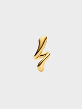 Maria Black - Coil Curl Stud Earring with Gold Plating
