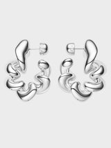 Maria Black - Coil Hoop Large Earring in Silver