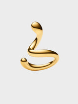 Maria Black - Coil Whirl Ear Cuff with Gold Plating