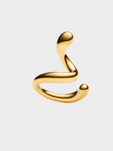 Maria Black - Coil Whirl Ear Cuff with Gold Plating