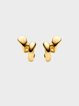Maria Black - Coil Whirl Stud Earring with Gold Plating