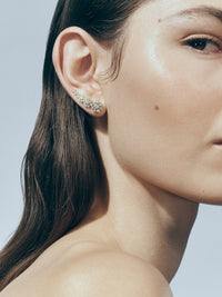 Sophie Bille Brahe - Croissant Fleur Earring