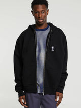 Dancer - OG Logo Zip Hood in Black