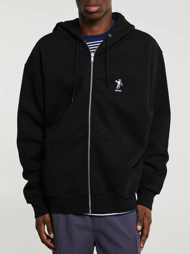 Dancer - OG Logo Zip Hood in Black