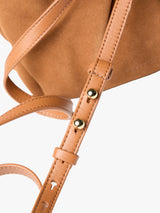 Dries Van Noten - Small Pleated Leather Bag in Tan