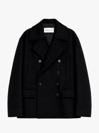 Dries Van Noten - Wool Coat in Black