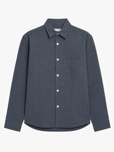 Another Aspect - Another Shirt 4.0 Japan in Small Dark Grey Stripe