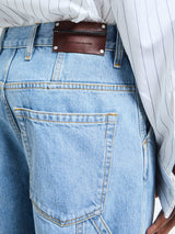 Dries Van Noten - Pickerby Denim Pants in Light Blue