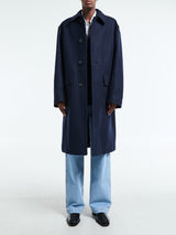 Dries Van Noten - Randale Coat in Navy