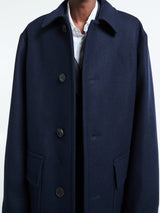 Dries Van Noten - Randale Coat in Navy