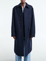 Dries Van Noten - Randale Coat in Navy