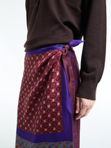 Dries Van Noten - Long Wrap Scarf Skirt
