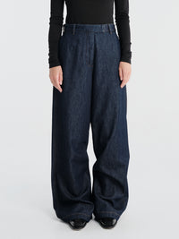 Dries Van Noten - Penn Wide Denim Pants in Indigo